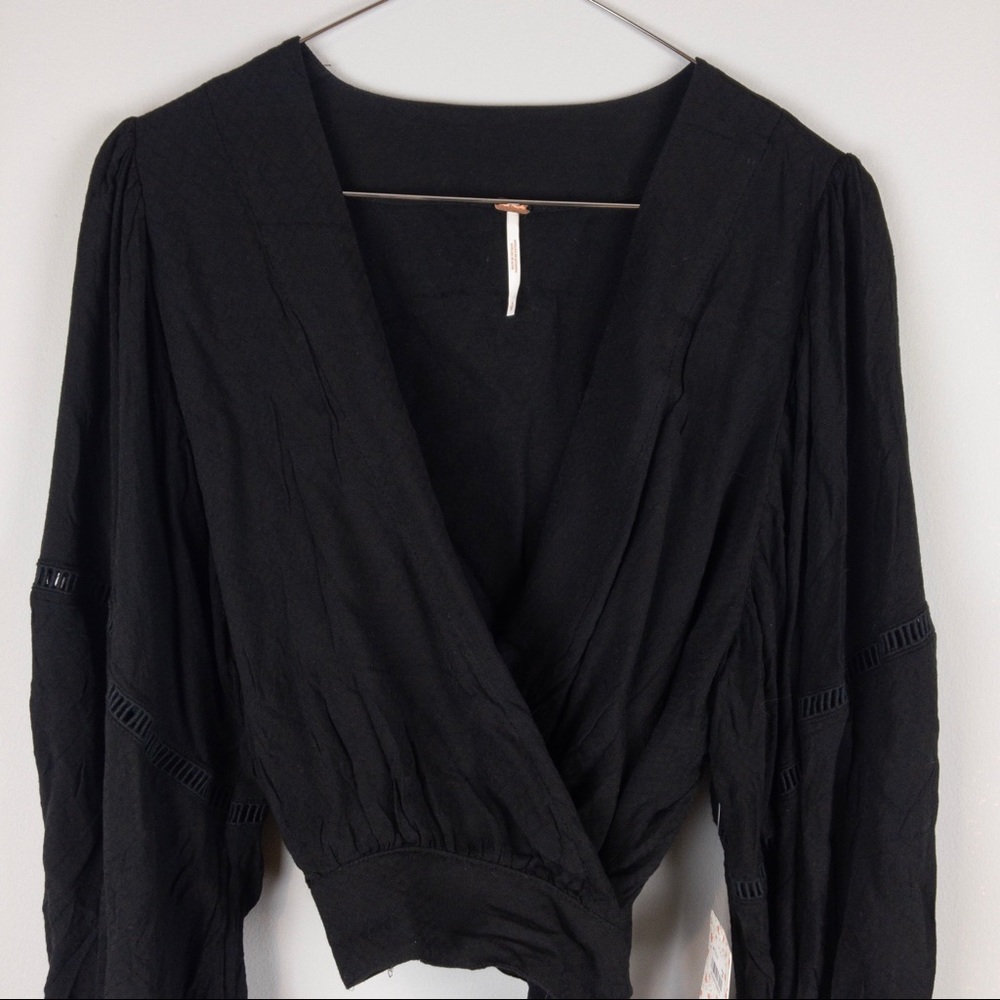 Free People Wrap Top Size S - Picture 5 of 7